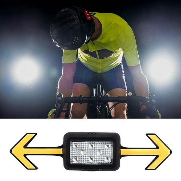 Luz intermitente con indicador de dirección para scooters y bicicletas