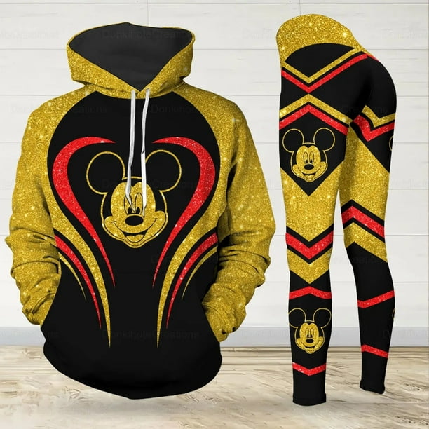 Disney Sudadera con capucha para mujer con estampado de Mickey y Minnie  Mouse y cremallera