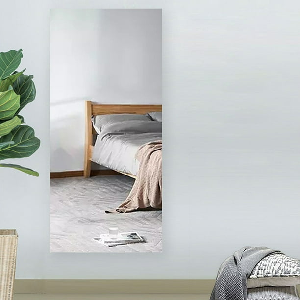  IMFILM Espejo autoadhesivo, 20 x 40 pulgadas, hojas de espejo  flexibles cuadradas de acrílico, no adhesivas, azulejos de espejo de  plástico, azulejos de espejo de plástico, calcomanías de pared para  decoración