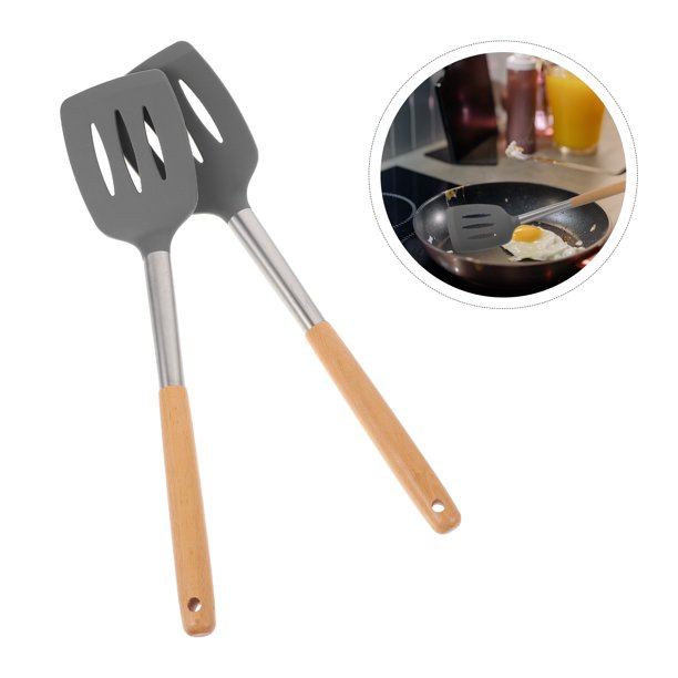 Paquete de 2 palas de silicona para utensilios de cocina