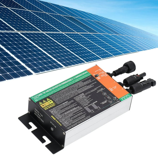 Microinversor solar 500W 230V conectado a la rejilla sinusoidal IP55 0,2 a  1.6KW inversor solar de aleación de aluminio