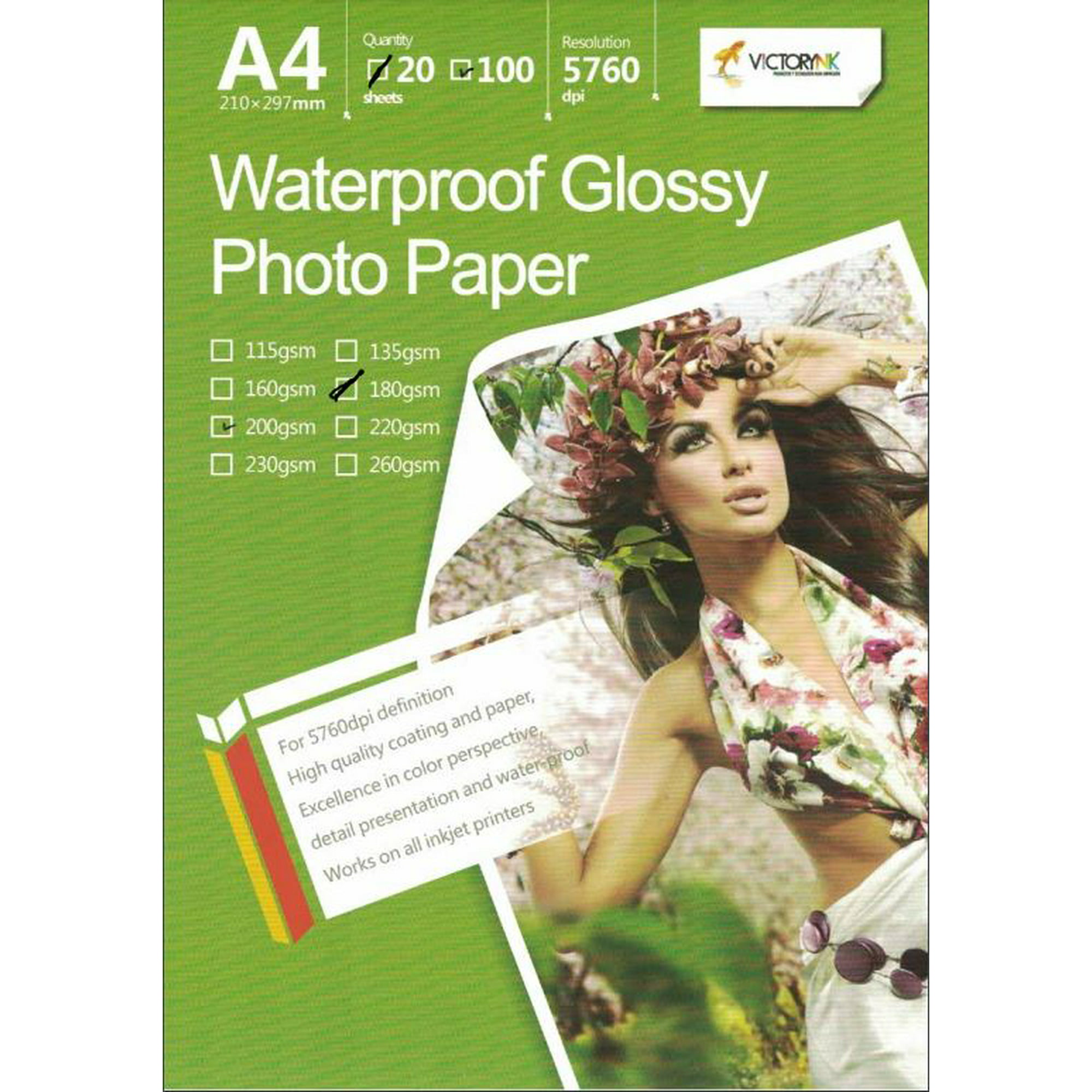 Papel A4 Glossy Fotográfico Pack 20 Hojas