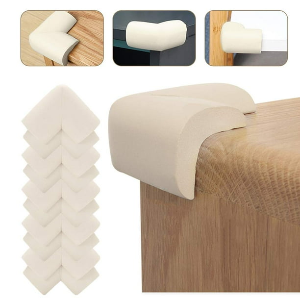 Protector de esquinas beige para muebles 4-pack