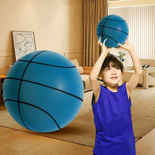 Baloncesto silencioso para interiores para niños, pelota silenciosa que  rebota, juguete deportivo ligero para niños