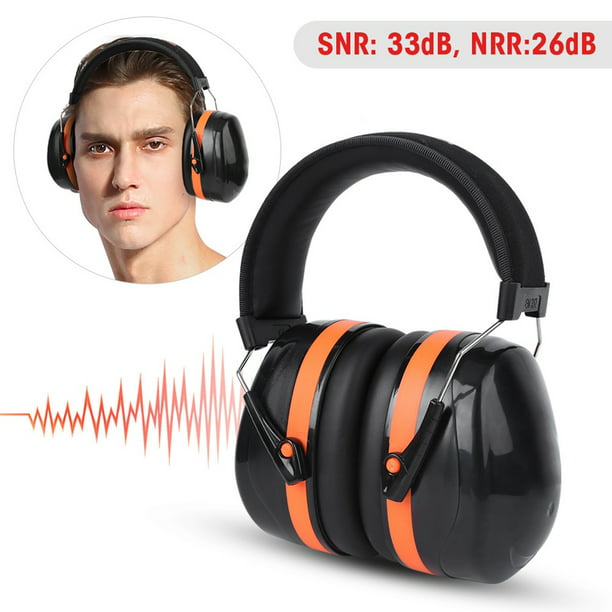 Paquete de 4 protectores auditivos de seguridad NRR 26dB