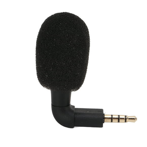 micrófono jack omnidireccional de 35 mm textura fuerte alta dinámica portátil pequeño micrófono respuesta de frecuencia amplia para teléfono inteligente trrs ctia anggrek otros