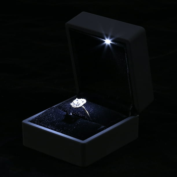 Tektalk Joyero con luces LED, organizador de joyas colgante, estuche de  almacenamiento para collares, aretes, anillos, pulseras, regalo para  mujeres y