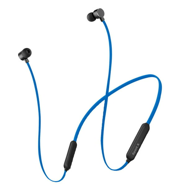 1x Auriculares Inalámbricos Cancelación Magnéticos de Ruido con Micrófono  Compatible con Android IOS Móvil Inteligente azul Hugo Auriculares  Bluetooth Deportes