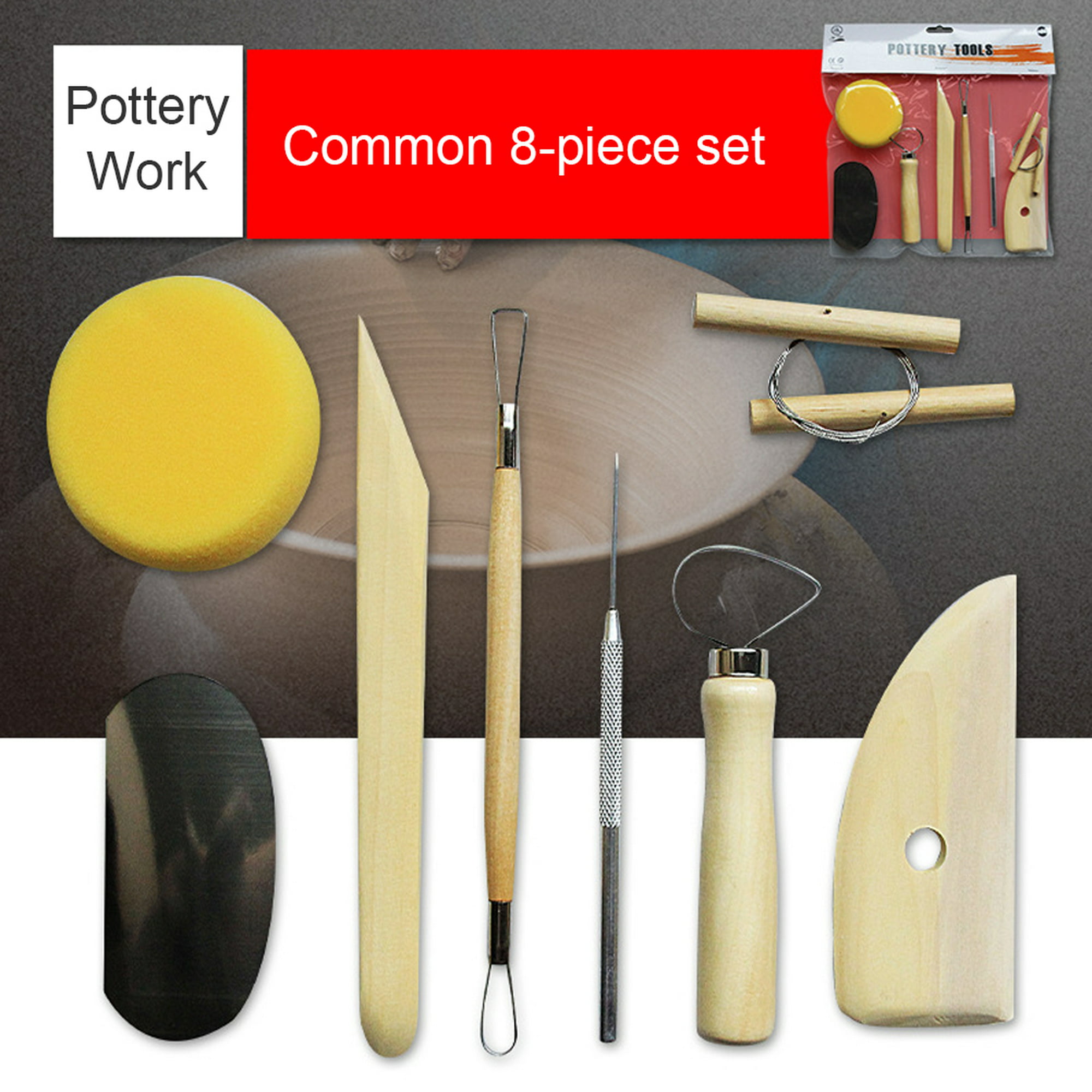 Kit de herramientas de arcilla, 30 herramientas de arcilla polimérica, kits  de herramientas de escultura de arcilla de cerámica, juego de herramientas