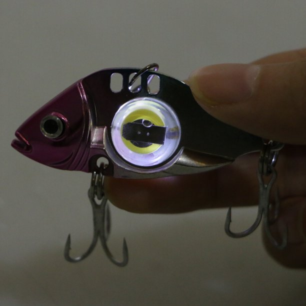  Señuelos de pesca eléctricos con lámpara LED, señuelo