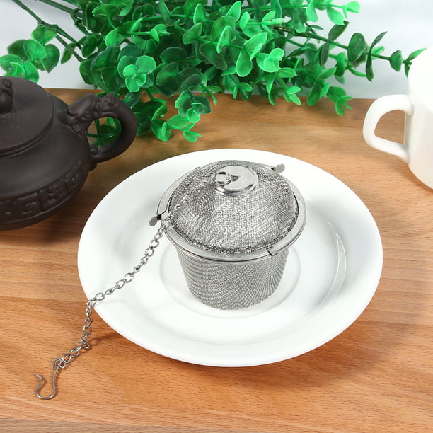 Infusor de té, infusor de té más empinado para té suelto, filtro de té,  hecho de silicona de grado de contacto con alimentos y acero inoxidable 304  de