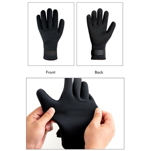 1pair 3mm Thermal Diving Gloves Wear Resistance Neoprene Gloves