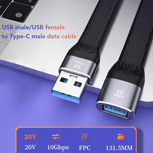 USB macho/hembra a tipo C Cable corto Flexible teléfono móvil Android  cargador Cable Ndcxsfigh Para estrenar