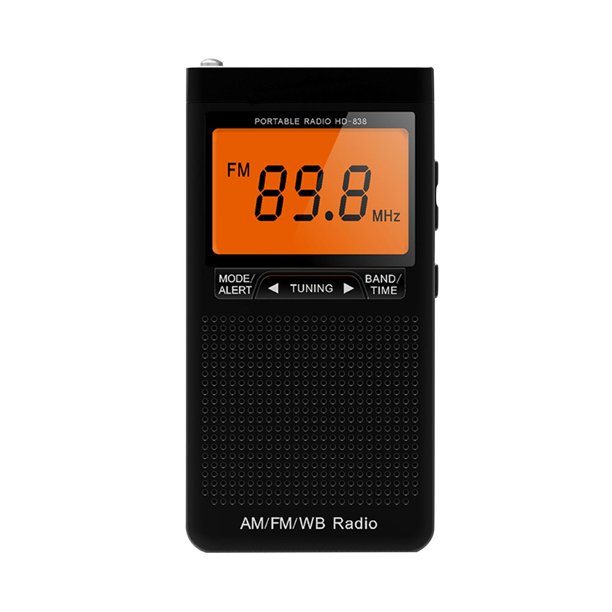 Radio Reloj Despertador 4382, con Radio Am/Fm y Entrada Auxiliar