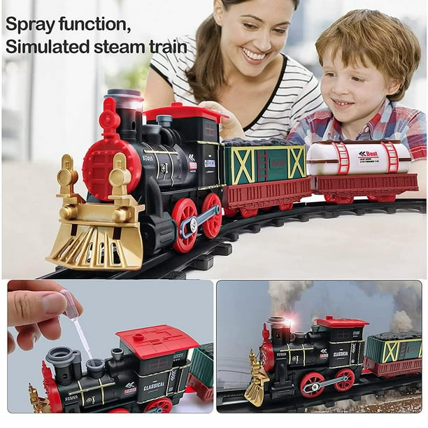 Navidad Retro Tren Vapor Ferrocarril Juguete Niño Modelo - Temu Chile