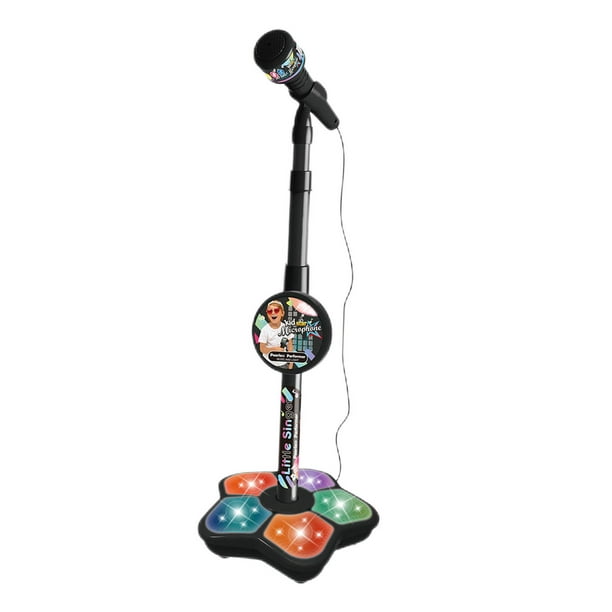 Micrófono Para Niños Con Soporte Canción De Karaoke Instrumento De