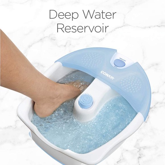 conair pedicure foot spa con burbujas y accesorio de masaje pinpoint