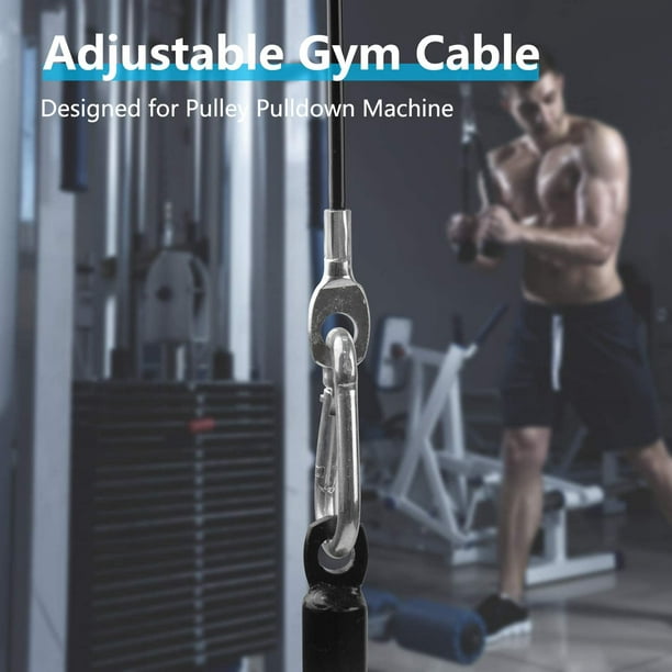 Cable universal de polea de gimnasio, sistema de polea de levantamiento de  pesas, accesorios de máquina de cable de repuesto, accesorio de polea de  cable de gimnasio - para máquina de polea