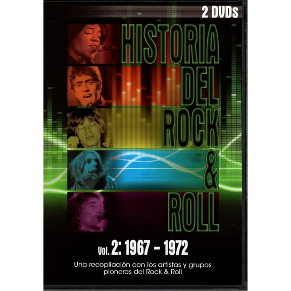 Historia Del Rock & Roll Vol 2 (1967 - 1972) Documental Dvd ZIMA DVD