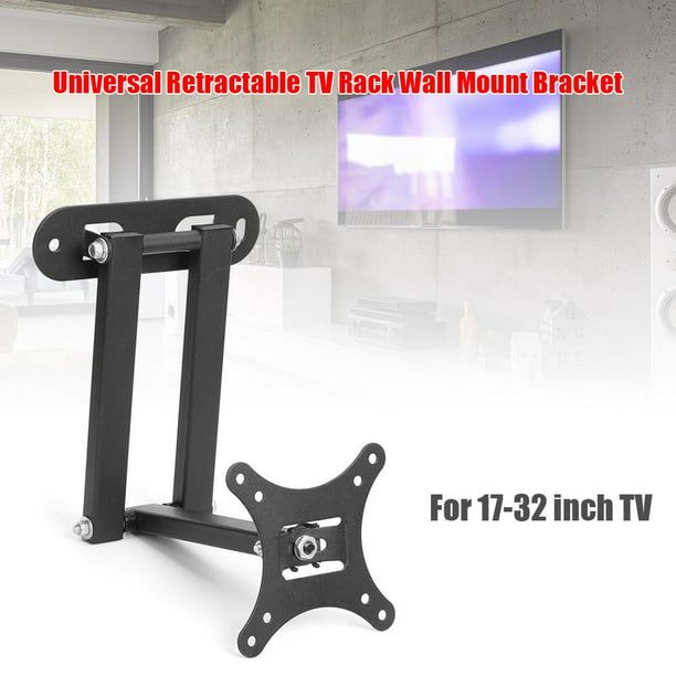  Soporte para TV, soporte de pared universal, soporte de pared  universal, soporte universal para TV LCD, soporte de TV ajustable, adecuado para  TV de 14 a 32 pulgadas, 132.3 lbs para