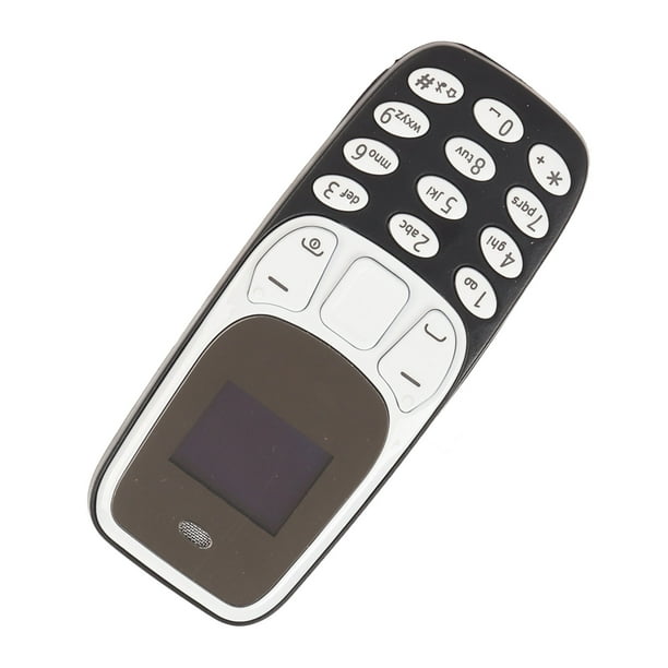 Mini teléfono, mini teléfono Bluetooth manos libres, pequeño teléfono  celular con doble SIM desbloqueado con cambiador de voz, teléfono celular
