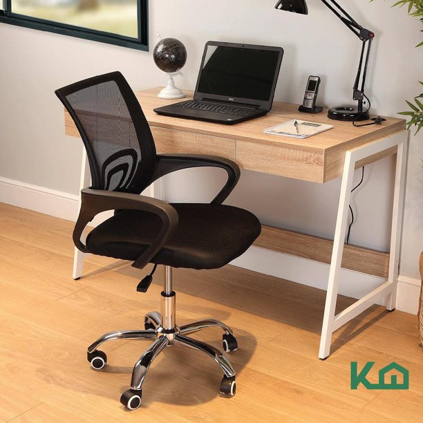 Silla Ejecutiva Kingshouse Con Respaldo Reclinable Negra Mesh