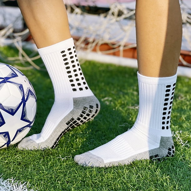 Calcetines antideslizantes de fútbol, ​​calcetines de fútbol para hombre,  calcetines de tubo cortos antideslizantes con puntos, calcetines de  entrenamiento transpirables