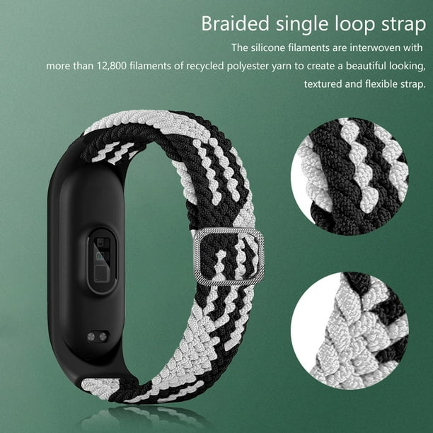 Para Xiaomi Mi Band 8 Loop correa de reloj de repuesto de nailon