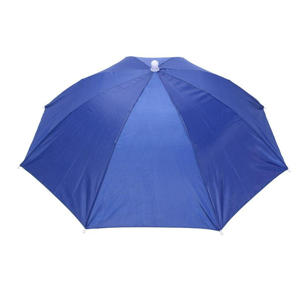 Paraguas de cabeza con banda elástica Paraguas de cabeza impermeable para  pesca al aire libre Hugtrwg Para estrenar