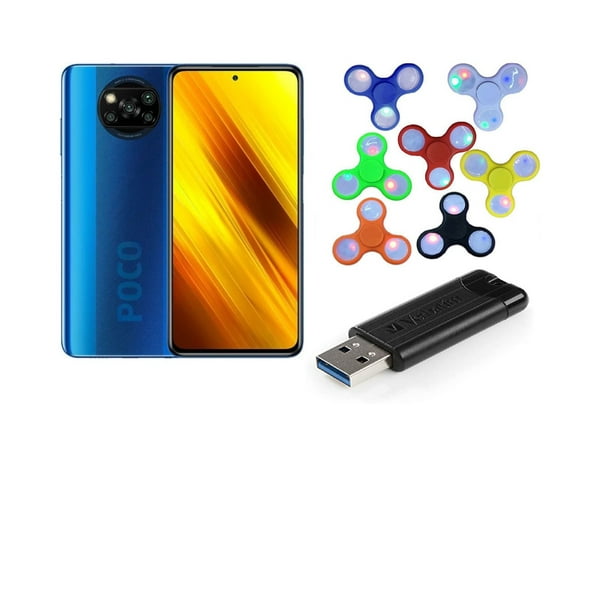 Smartphone Poco X3 NFC 6Gb 64Gb azul Xiaomi Desbloqueado + MEMORIA FLASH DE  16 GB + SPINNER Xiaomi XIAOMI xiaomi-poco-x3-azul