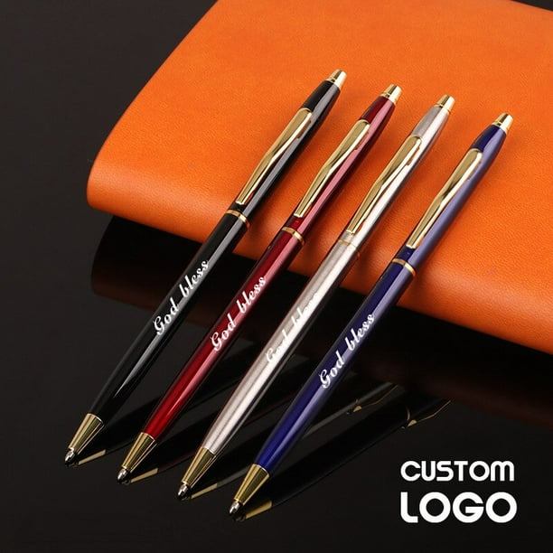 Bolígrafo Simple de negocios personalizado, bolígrafos personalizados,  regalo para profesores de esc La Tienda Dorada