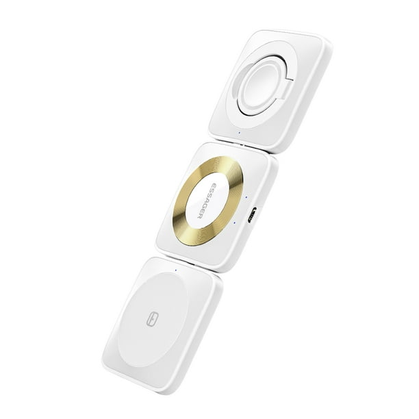 Estación de carga inalámbrica magnética portátil 15W para iPhone Apple  Watch Auriculares JShteea Nuevo