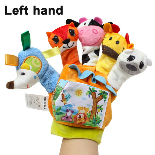 Marionetas de dedo para niños, juguetes de manos pequeñas, marionetas de  dedo coloridas, marionetas de dedo de baño, regalos de fiesta para niños,  juguete de marioneta de narración de personajes para espectáculo