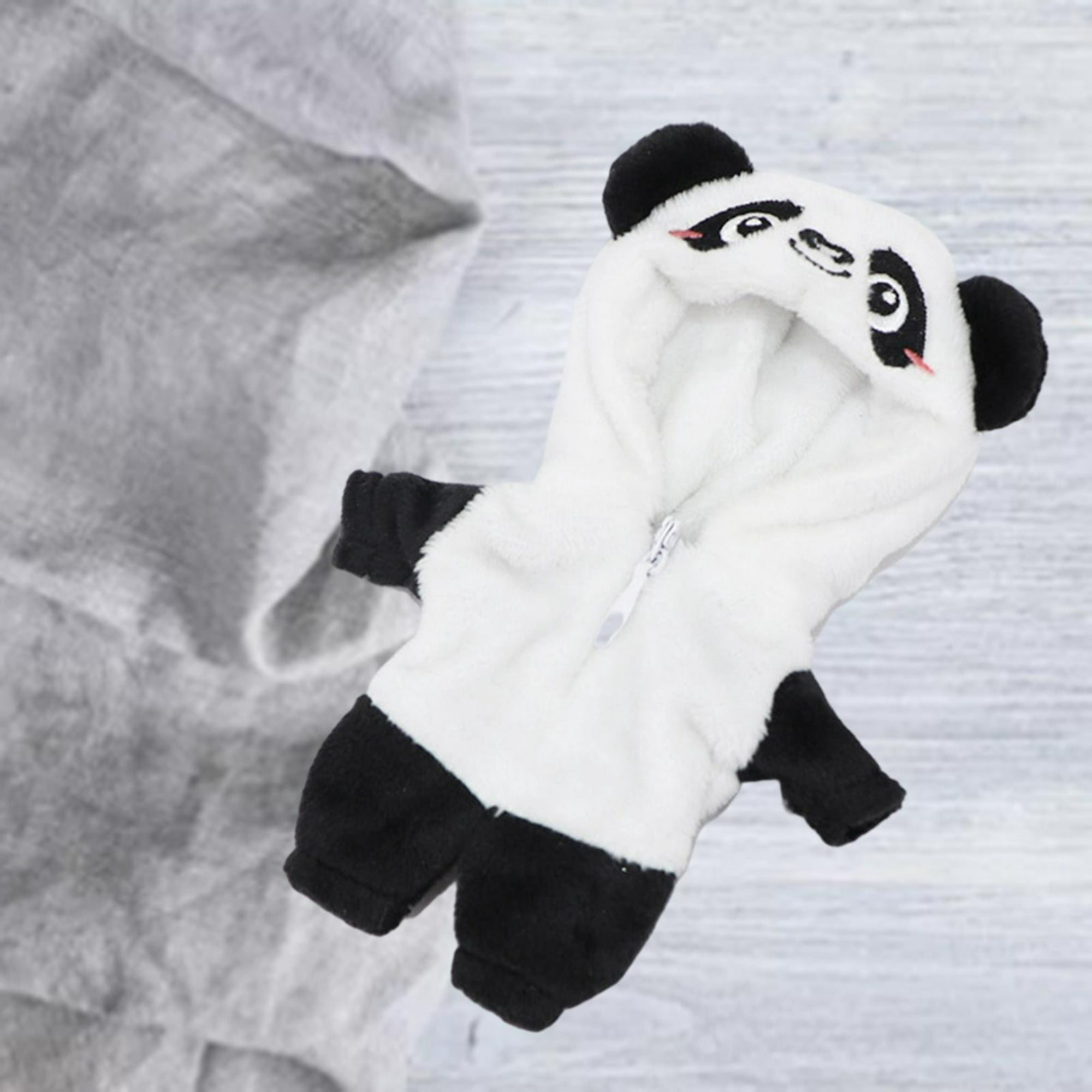 Ropa de muñeca Panda de cremallera Regalos para niñas muñeca Accesorios de de bebé Favor Peluche para muñecas Mono de muñeca | Walmart en