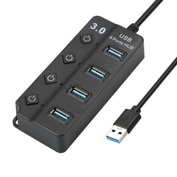 HUB USB 3.0 ALTA VELOCIDAD 4 PUERTOS