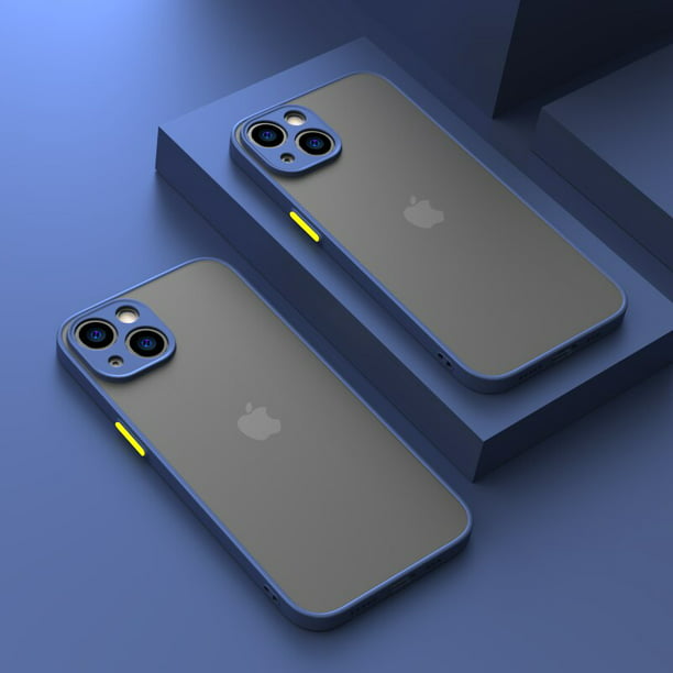 Funda MagSafe transparente y metal iPhone X / Xs (azul)