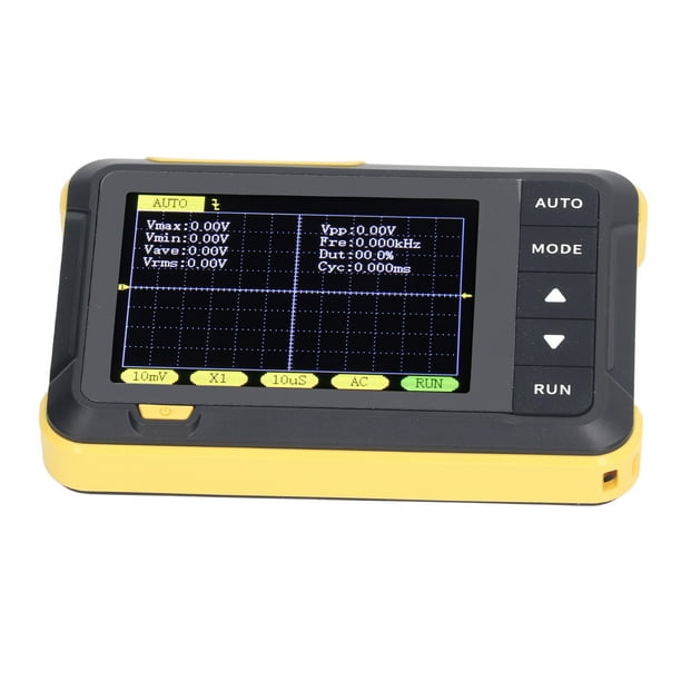 Medidor de oscilógrafo pequeño osciloscopio portátil con carga USB batería  de 1000 mAh para detección de señal ANGGREK Otros