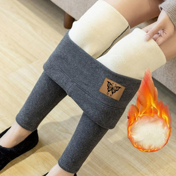 Mallas de invierno para mujer, mallas térmicas elásticas, pantalones suaves  y ajustados con forro grueso para , senderismo, Yoga SG Macarena