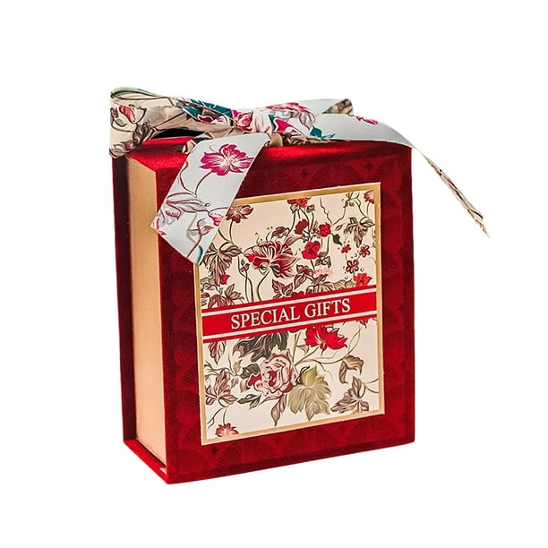Caja de dulces para boda, caja de regalo con cinta, caja