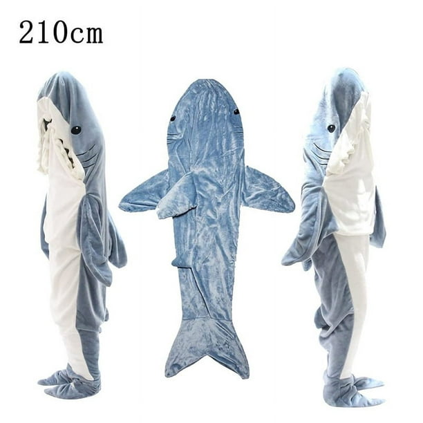Shark Blanket® Manta disfraz de tiburón para adultos – Time2shop