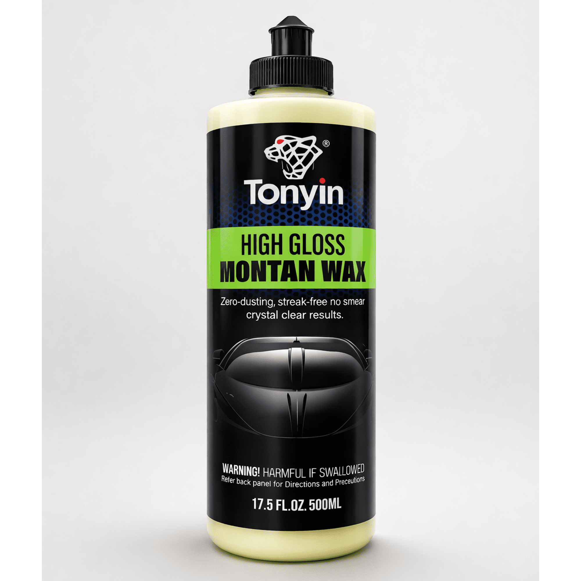 Cera liquida para detallado automotriz alto brillo montan wax high gloss tonyin 500ml