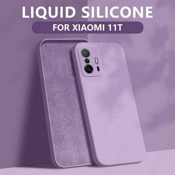 Para Xiaomi 11T Pro funda de silicona líquida a prueba de golpes suave para  Xiaomi Redmi Note 11 Pro 11s 11E 12 12T Mi 11 Lite 5G NE Coque Tan Jianjun  unisex