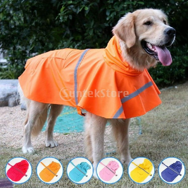 Percibir formación Perforar Mascota perro ropa ropa chaqueta impermeable para impermeable SM Gloria  Chaqueta para la lluvia para perros | Walmart en línea