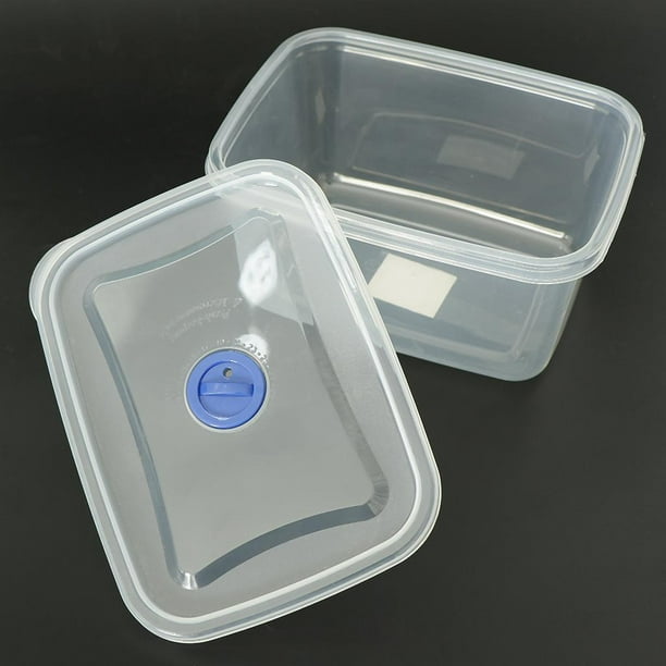 Contenedores pequeños de plástico transparente, caja de