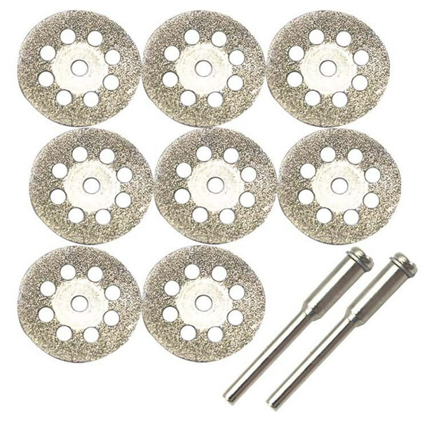 Disco abrasivo de diamante, accesorios Dremel, 20mm, 25mm, 30mm, 10 piezas,  mini sierra circular