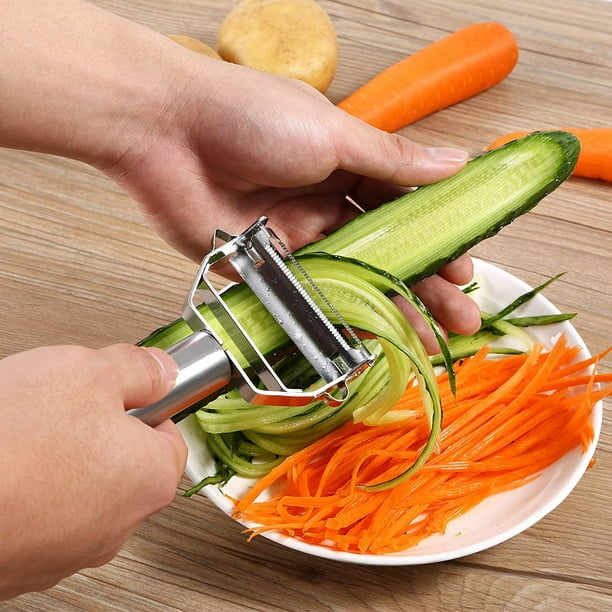 Pelador de verduras multifuncional Zanahoria Patata Fruta Slicer