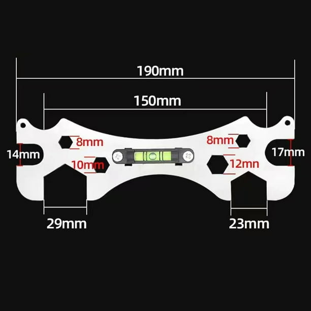 Llave Multifuncional Para Grifo De Ducha Con Nivel De Ángulo