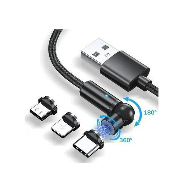 Enchufe retráctil para cargador de coche, Cable USB tipo C de 100W