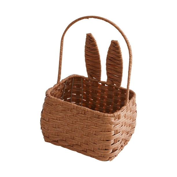 Cesta de picnic, cesta de picnic para 4, cesta de cuerda, picnic, cesta  tejida, canasta pequeña, cesta de mimbre con asa, cestas tejidas para