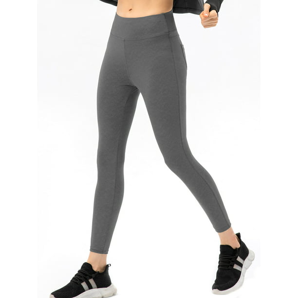 Leggings deportivos para mujer con ropa deportiva ajustada de bolsillo para  correr yoga yeacher pantalones de mujer